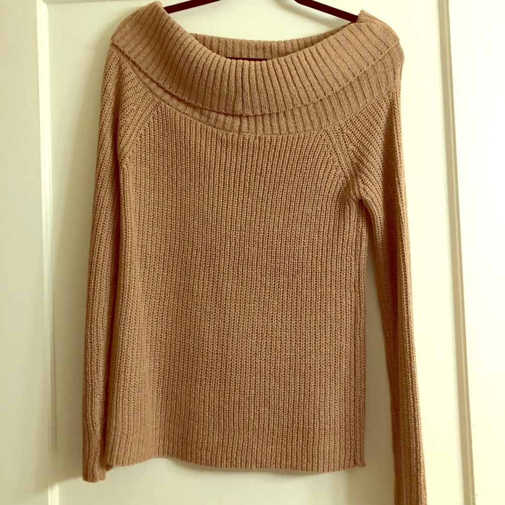 Closet candy Blush off the shoulder sweater